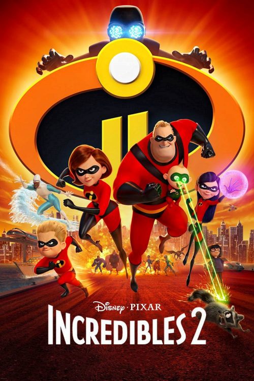 Poster for the movie "Incredibles 2"