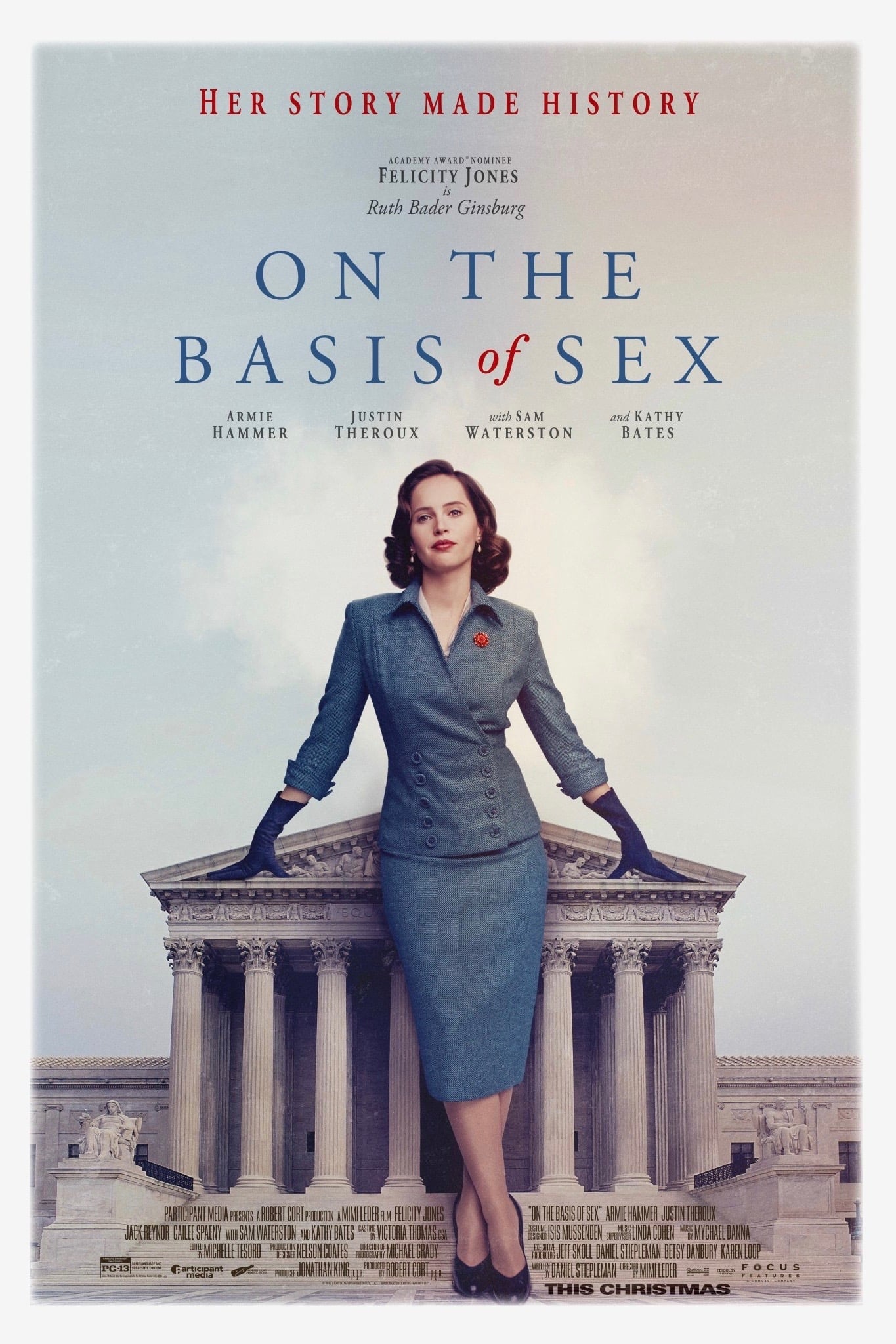 Poster for the movie "On the Basis of Sex"