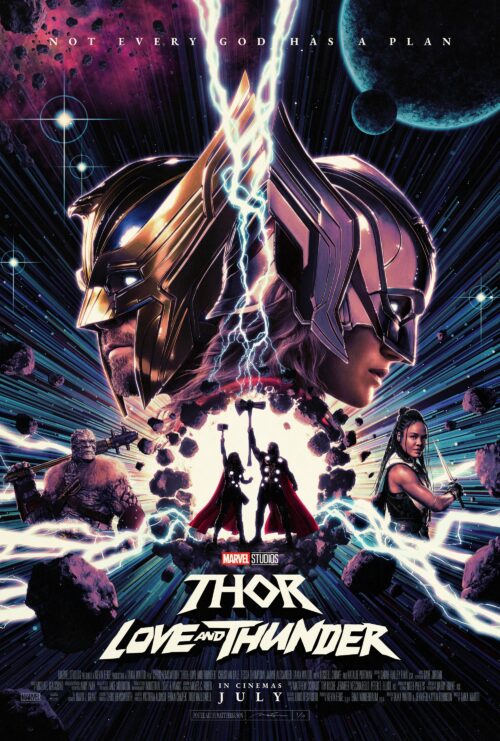 Poster for the movie "Thor: Love and Thunder"