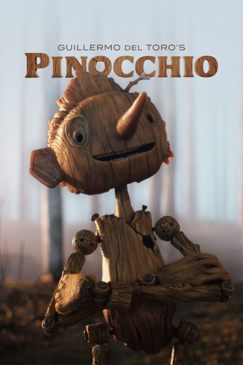 Poster for the movie "Guillermo del Toro's Pinocchio"